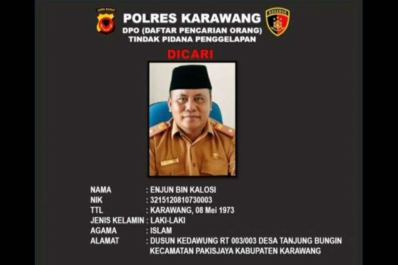 Lakukan Penggelapan Dana, Kepala Desa di Karawang Jadi DPO Polisi