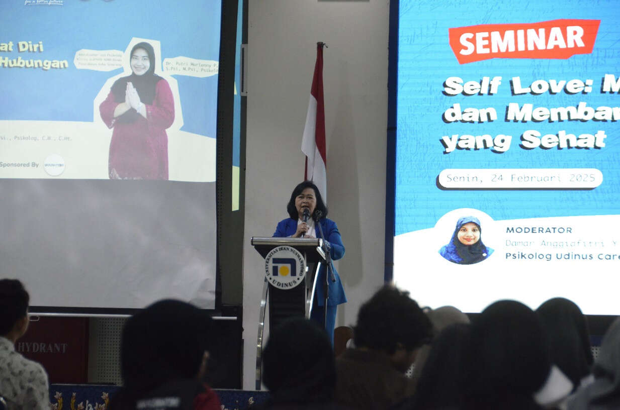 Udinus Gelar Seminar Self-Love, Bekali Mahasiswa dengan Kesadaran Kesehatan Mental