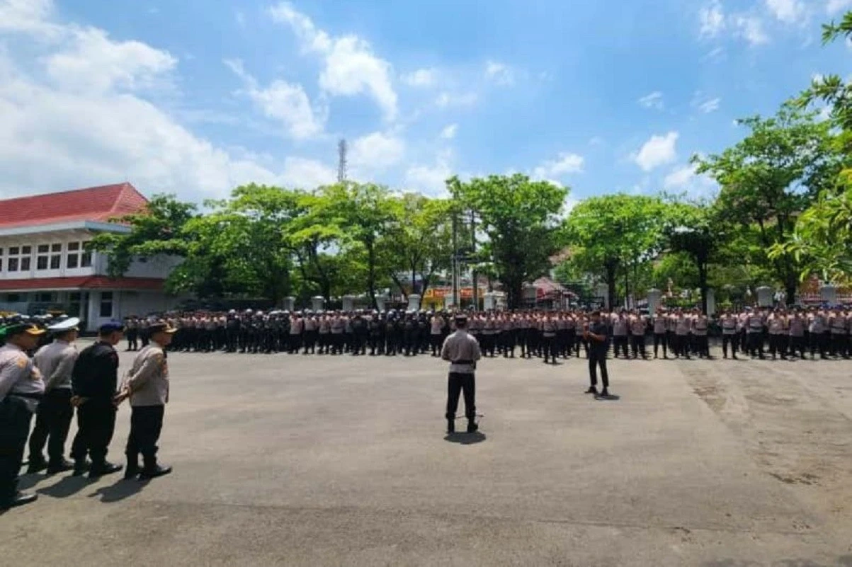 Kawal Aksi Demo Tuntut Bupati Pati Mundur, Polisi Siaga di Tiga Titik
