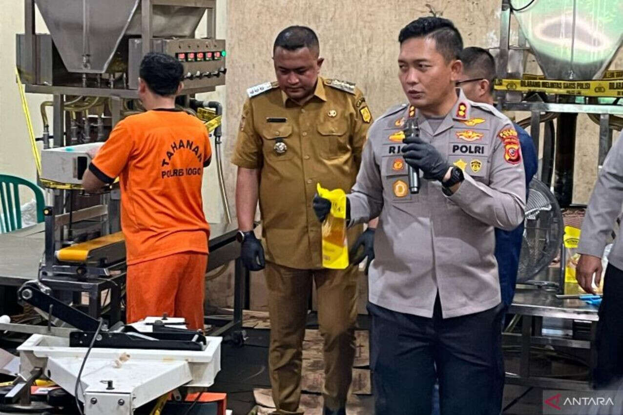 Polres Bogor Ungkap Tempat Produksi Minyakita Palsu, Sehari Hasilkan 8 Ton Minyak Bodong