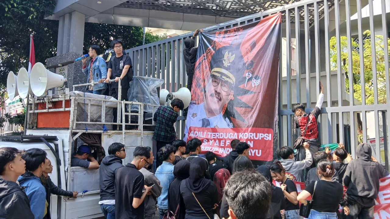 GMHI Datangi Kejati Jabar, Minta Usut Tuntas Dugaan Korupsi Tunjangan Perumahan DPRD Indramayu