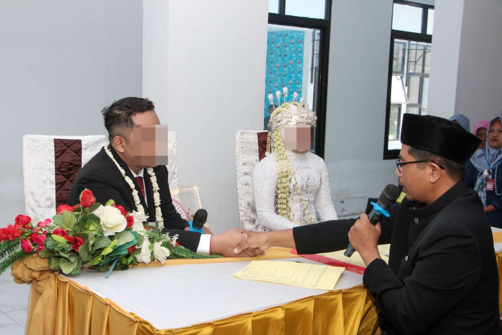 Momen Sakral 2 Warga Binaan Lapas Kelas I Madiun Langsungkan Pernikahan