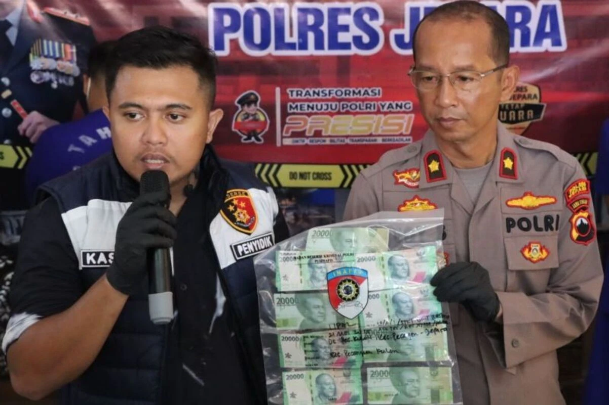 Mengedarkan Uang Palsu Rp20 Ribu di Acara Pengajian, Pria Asal Demak Diciduk Polisi Jepara