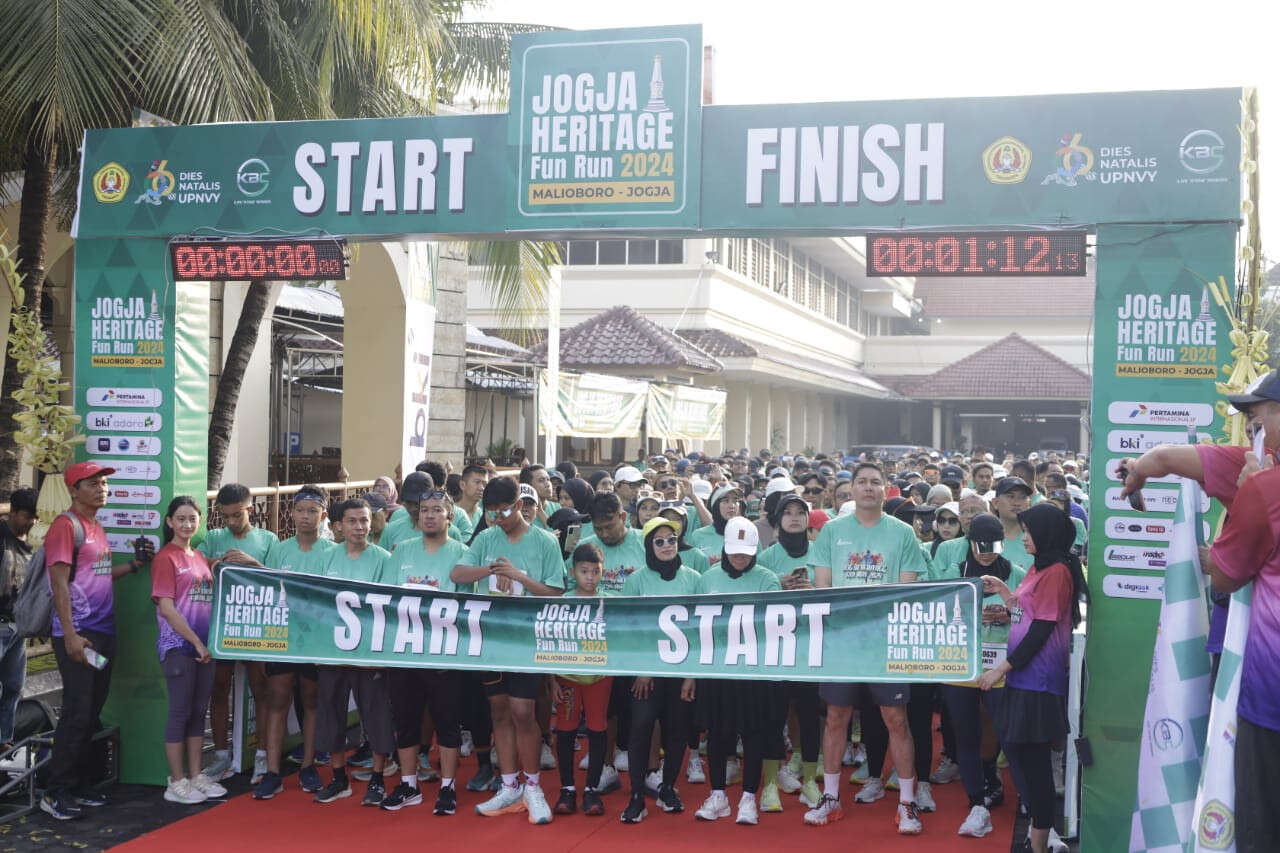 Seribu Peserta Meriahkan Jogja Heritage Fun Run 2024