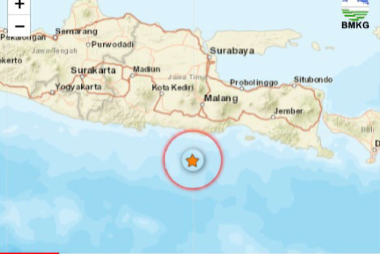 Kabupaten Malang Diguncang Gempa Berkekuatan Magnitudo 4,5