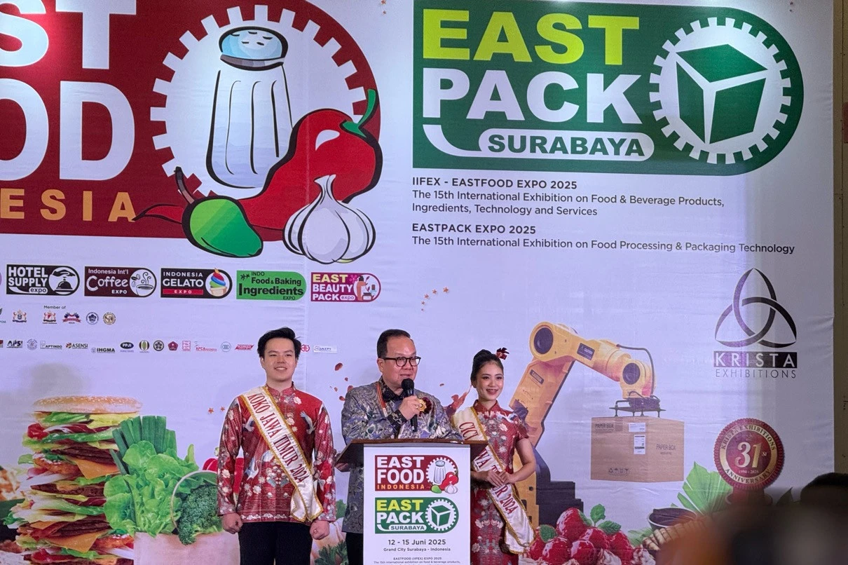 Resmi Dibuka, EastFood & EastPack Surabaya 2025 Targetkan 20.000 Pengunjung