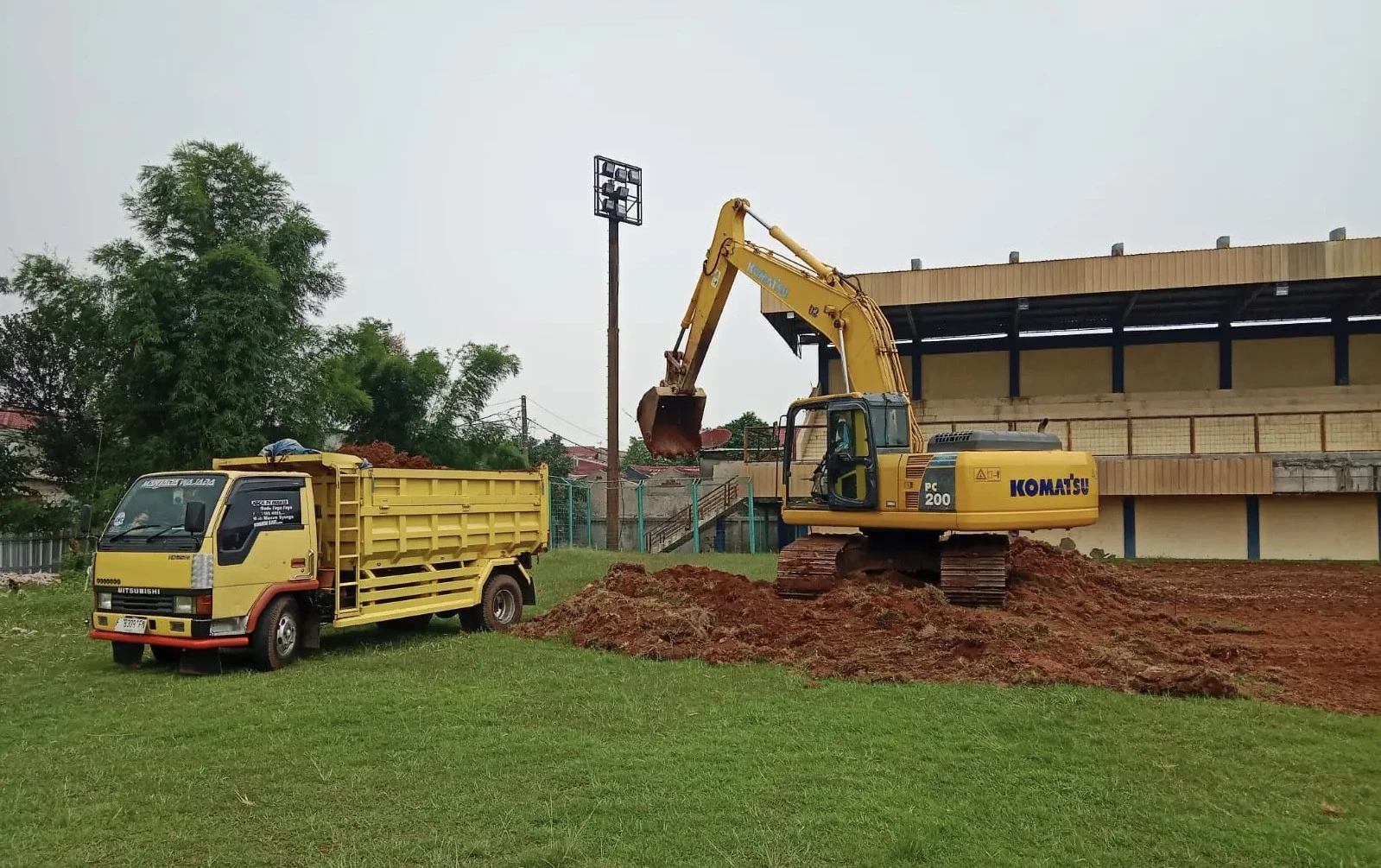 Telan Anggaran Rp7 Miliar Stadion Mahakam Depok Bakal Punya Rumput Berstandar FIFA