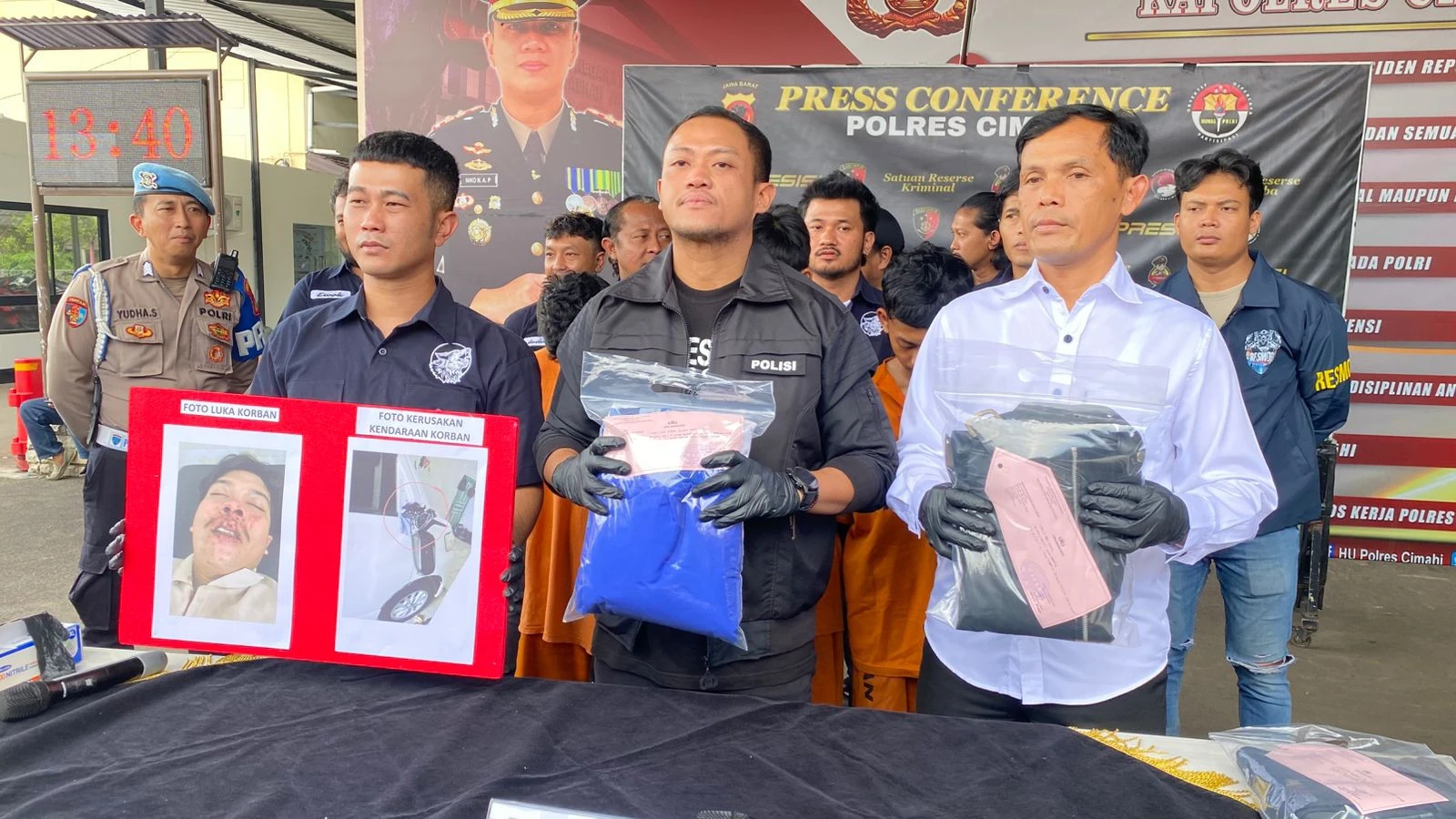 Polisi Tangkap 3 Sampah Masyarakat Pelaku Penganiayaan di Cipatik Bandung