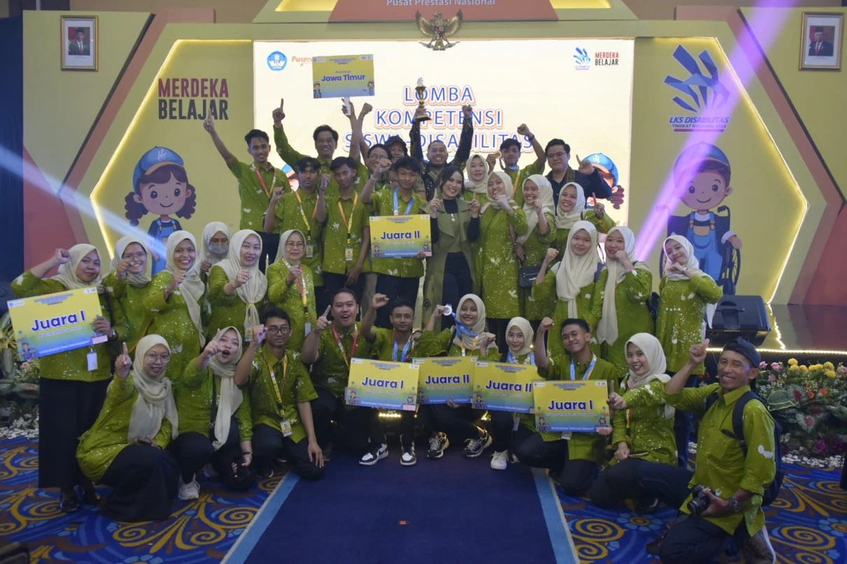 Siswa ABK di Jatim Raih Juara Umum Nasional LKSN PDBK 2024