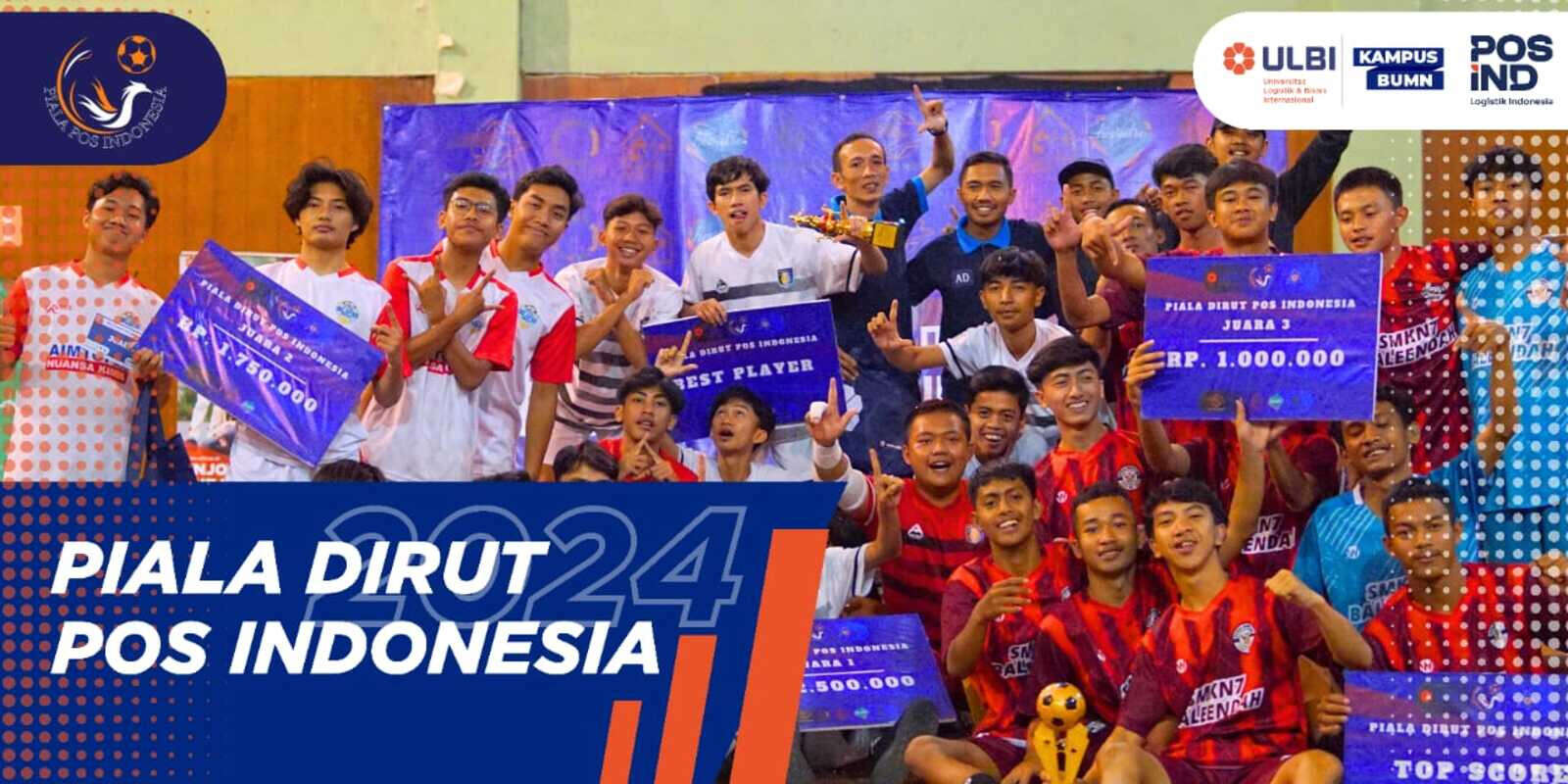 ULBI Gelar Turnamen Futsal Antar SMA Perebutkan Piala Dirut Pos Indonesia