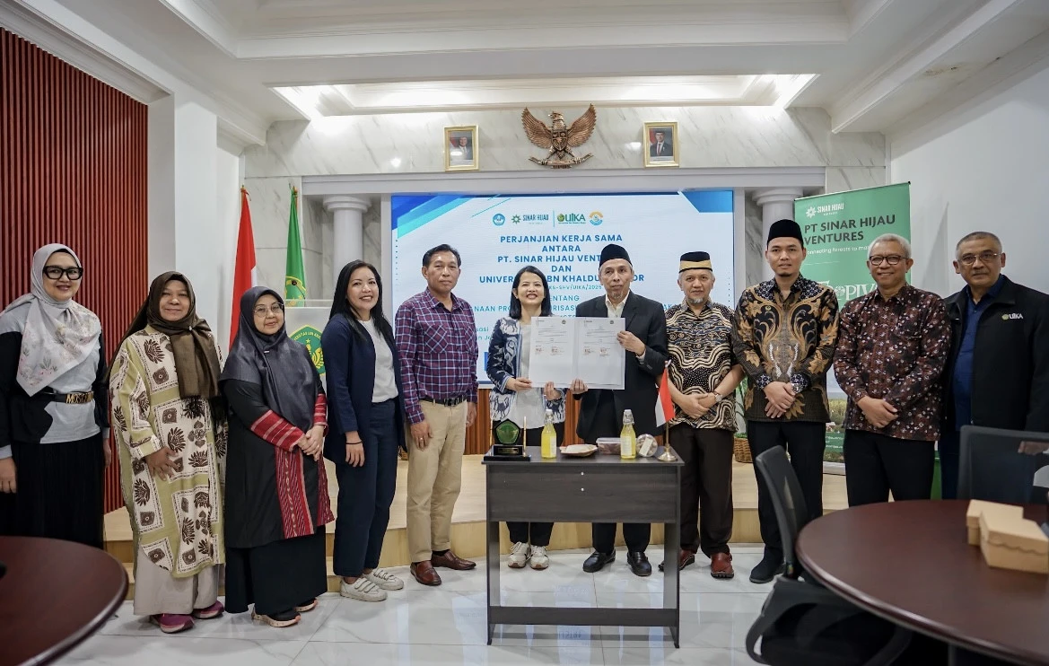UIKA Jalin Kerja Sama dengan PT Sinar Hijau Ventures untuk Kembangkan Minyak Kenari Halal Inovatif