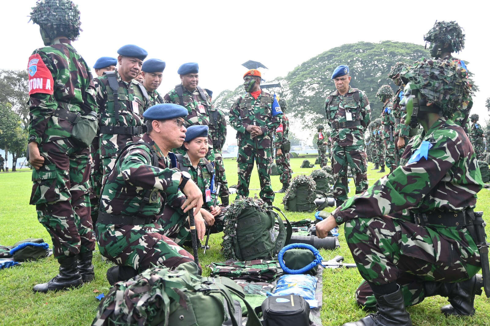 533 Prajurit Siswa TNI AU Ikuti Latihan Berganda di Lanud Adi Soemarmo Boyolali