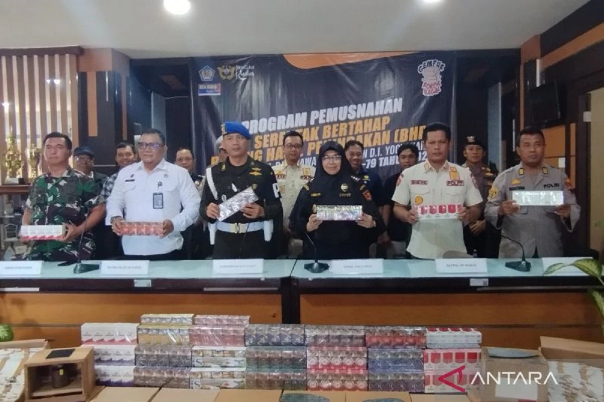 Rokok Ilegal Masih Merajalela, Bea Cukai Kudus Ungkap 121 Kasus Selama 9 Bulan