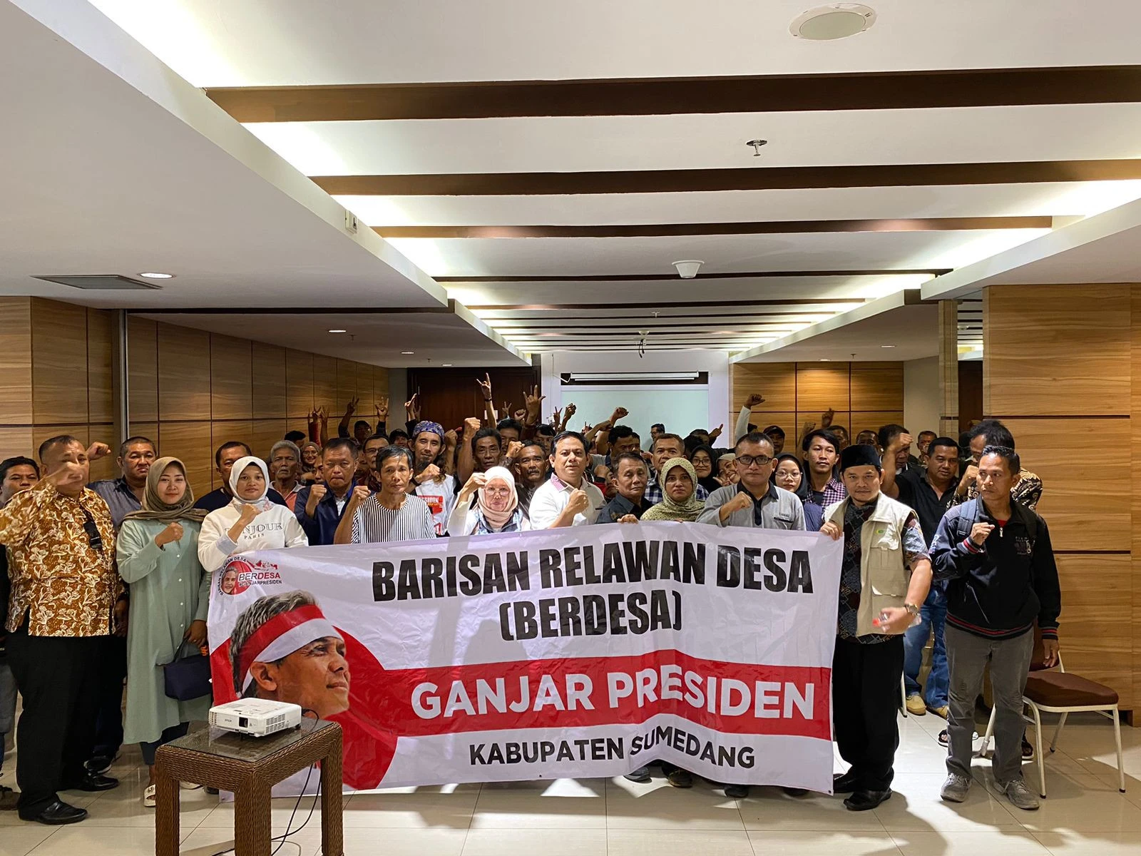 BERDESA Sumedang Siap Door To Door Menangkan Ganjar-Mahfud pada Pilpres 2024