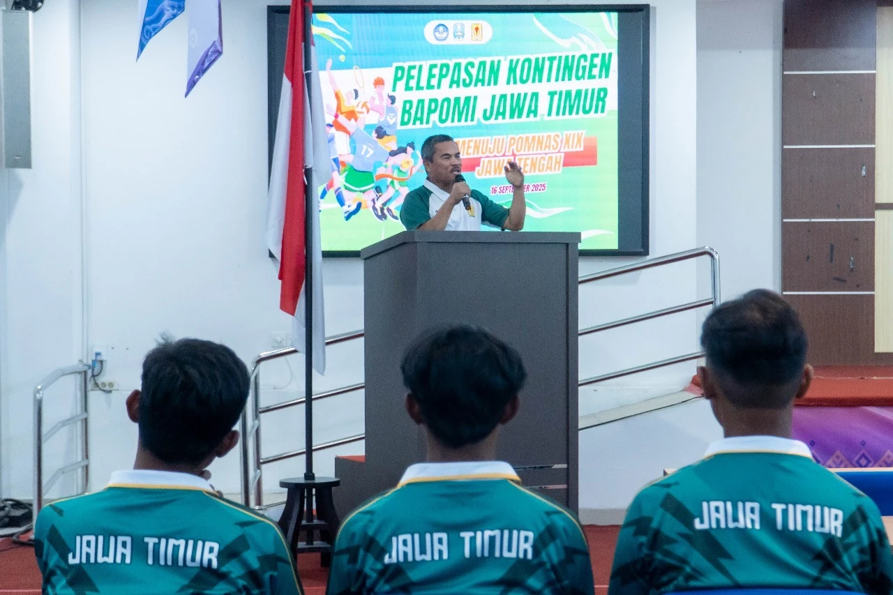 Bapomi Jatim Lepas 358 Atlet untuk Pomnas XIX di Jawa Tengah