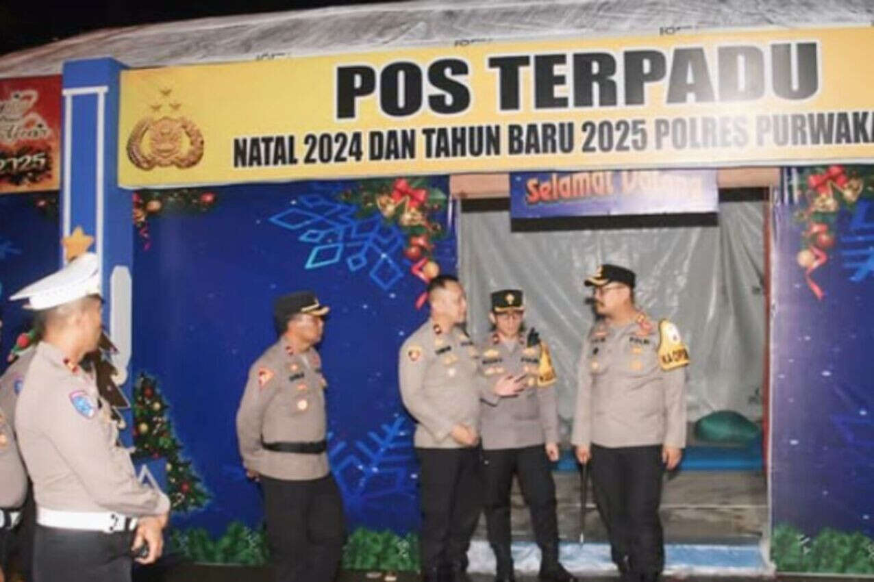 Polres Purwakarta Dirikan Puluhan Pos Pengamanan Demi Amankan Perayaan Nataru