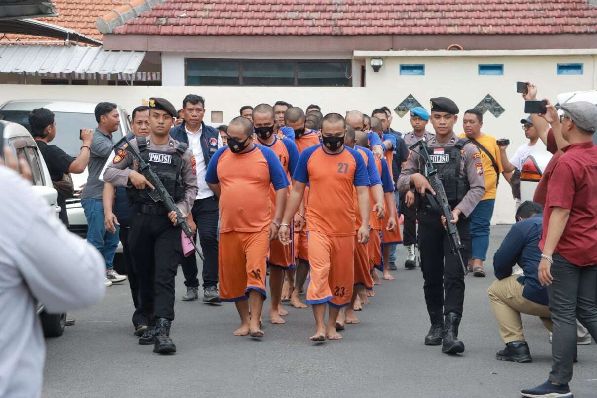 Polres Jombang Tangkap 30 Orang Pengedar Hingga Bandar Narkoba