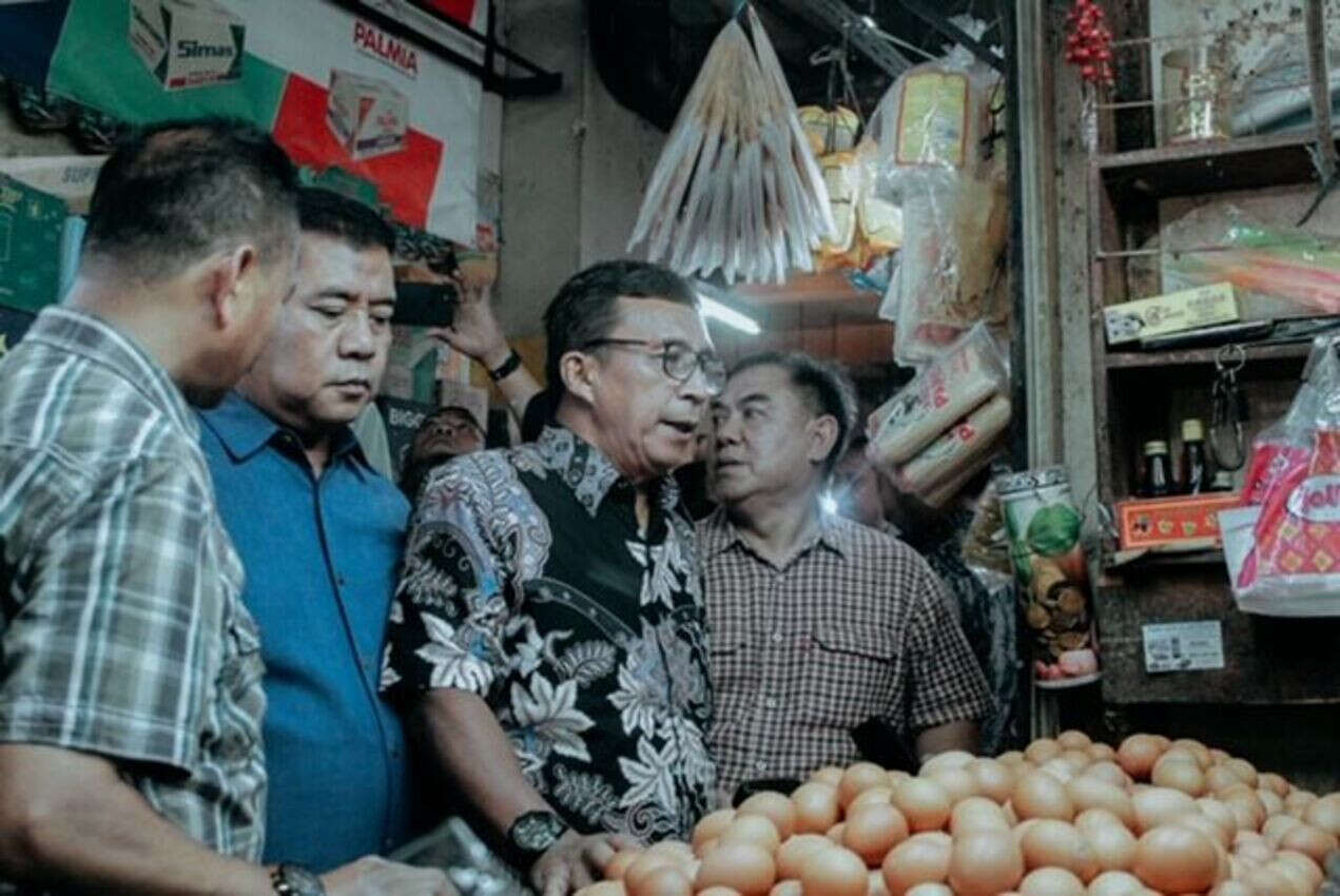 Pastikan Stok dan Harga Pangan Aman Saat Ramadan, Pemkot Bogor Sidak Pasar Anyar