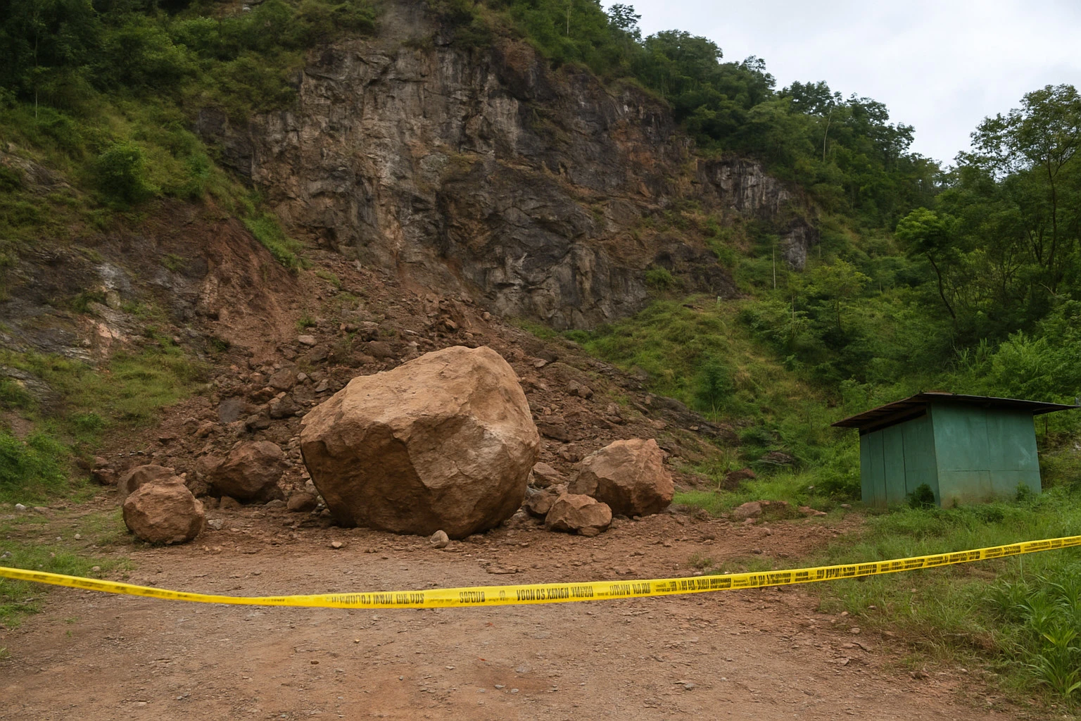 Badan Geologi Sebut Jatuhan Batu Besar di Gunung Batu Merupakan Fenomena Alami