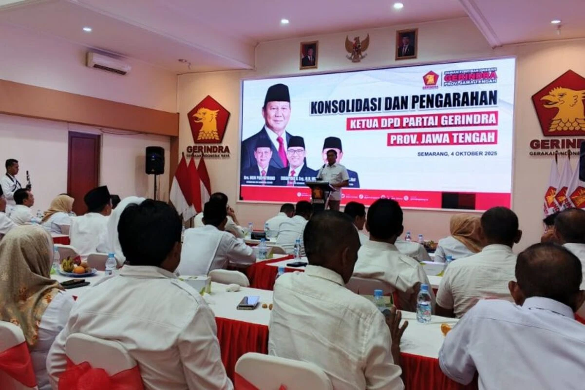 Konsolidasi Gerindra Jateng di Semarang, Teriakan Prabowo Presiden 2 Periode Menggema