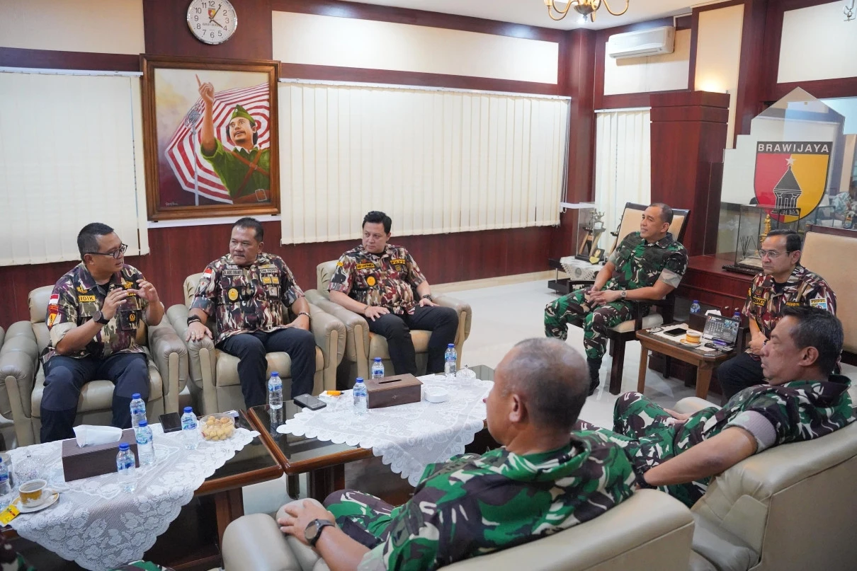 GM FKPPI Audiensi ke Kodam Brawijaya, Bahas Stabilitas Sosial & Bela Negara