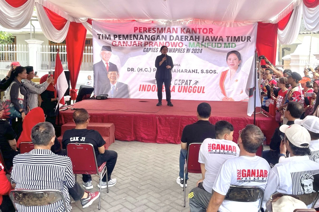 Puan Ajak Sukarelawan Ganjar-Mahfud Gotong-Royong Wujudkan Cita-Cita Soekarno