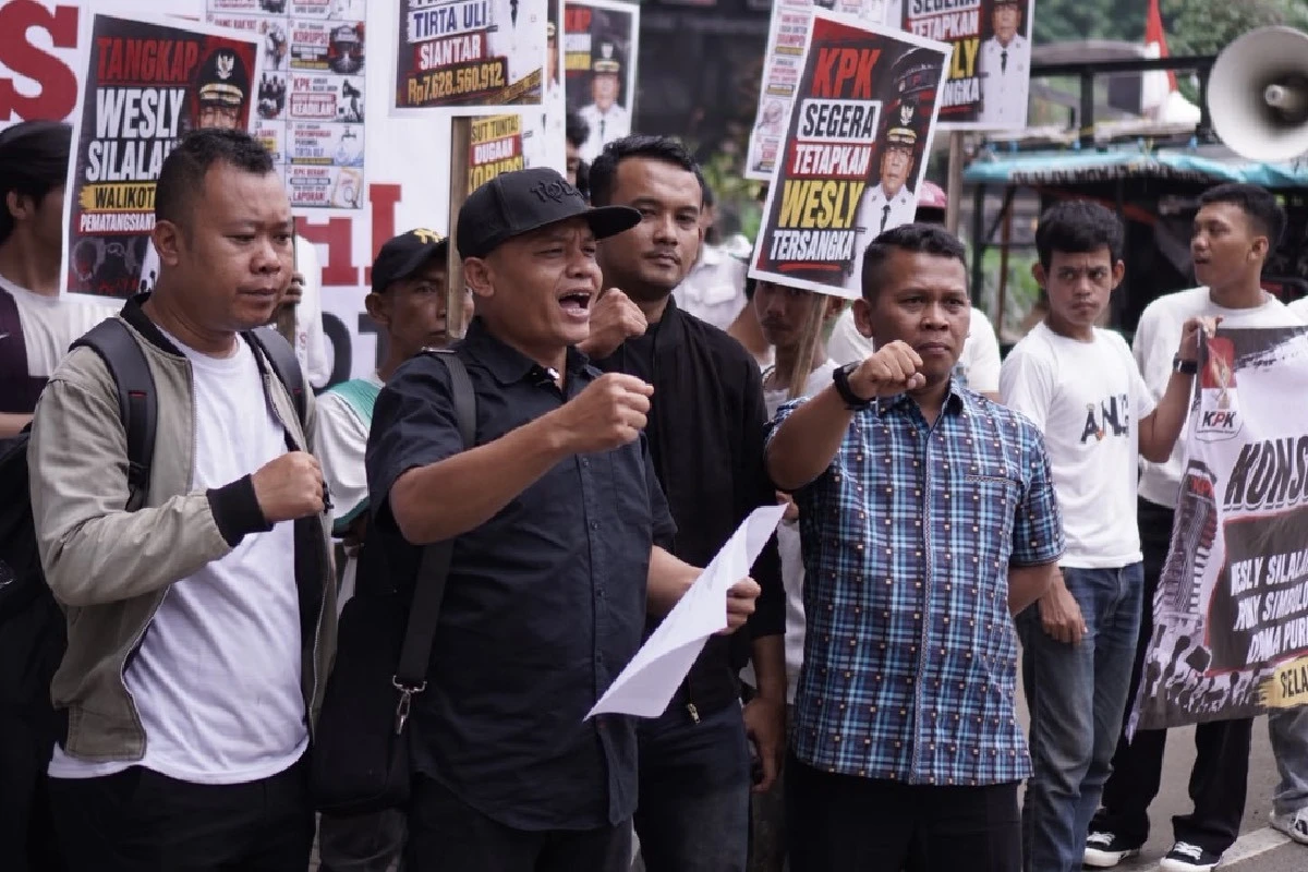 DPP GARANSI dan AMPPUH Demo di KPK, Kritisi Kondisi Pematangsiantar