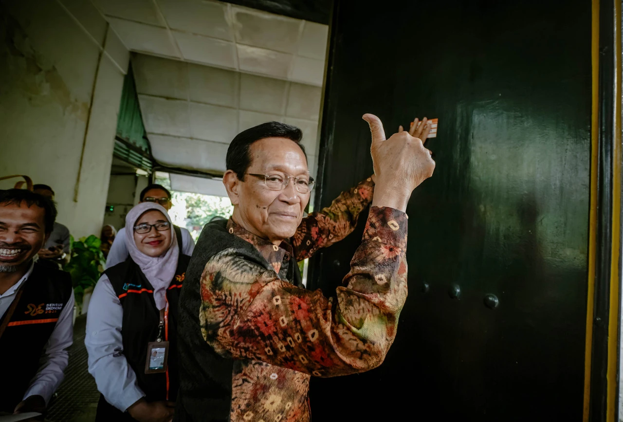 Gubernur DIY Sri Sultan HB X Jadi Responden Sensus Ekonomi 2026