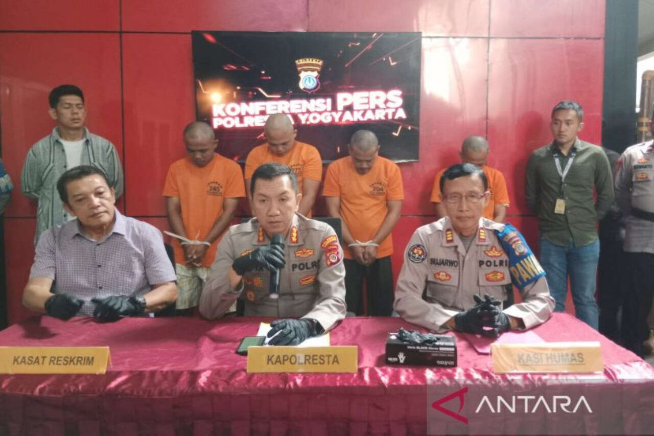 Polisi Ungkap Sindikat Maling Motor di Jogja, Tersangka Punya Peran Berbeda