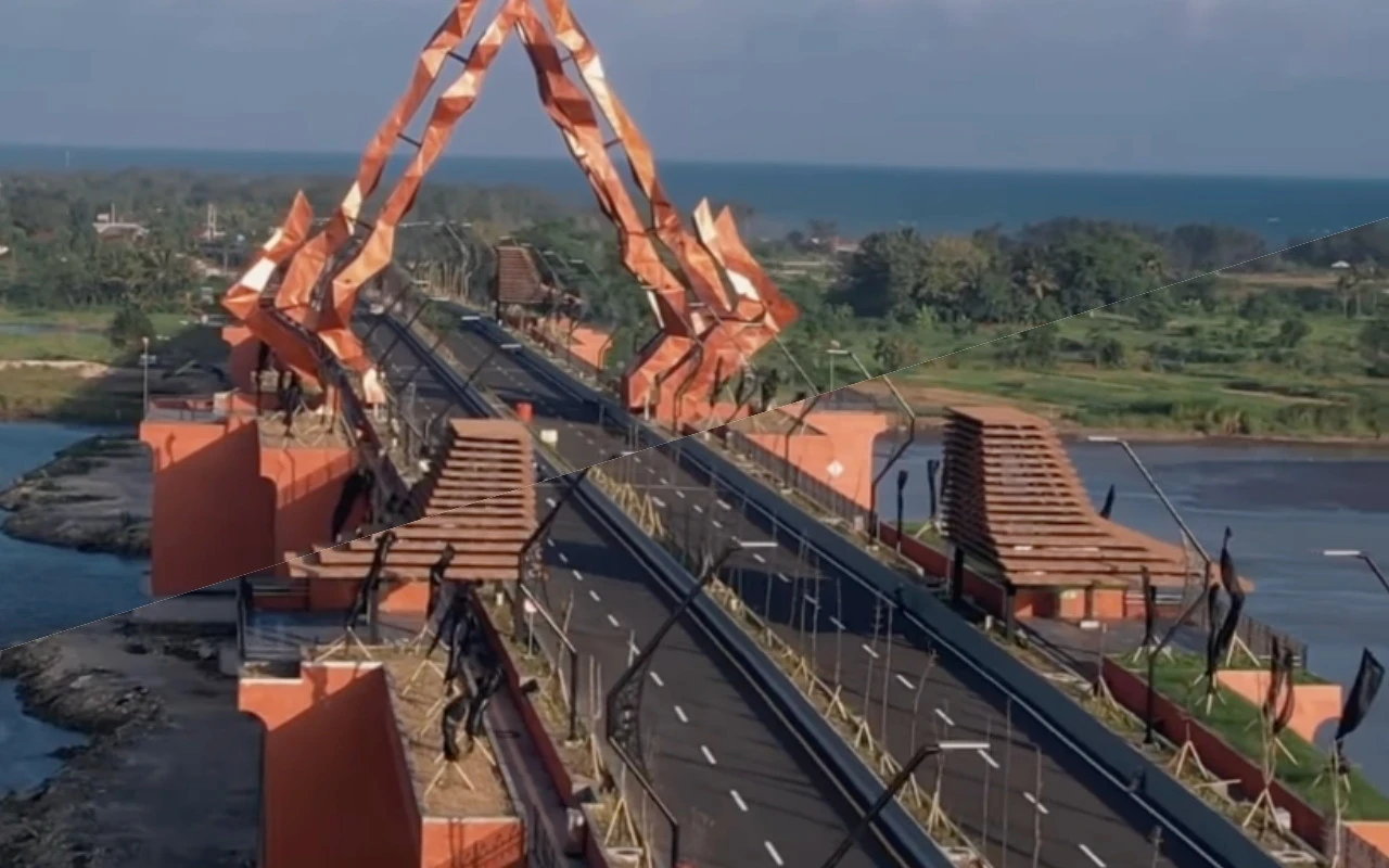 Jembatan Pandansimo Resmi Dibuka, Terpanjang di DIY, Jadi Ikon Baru di Bantul