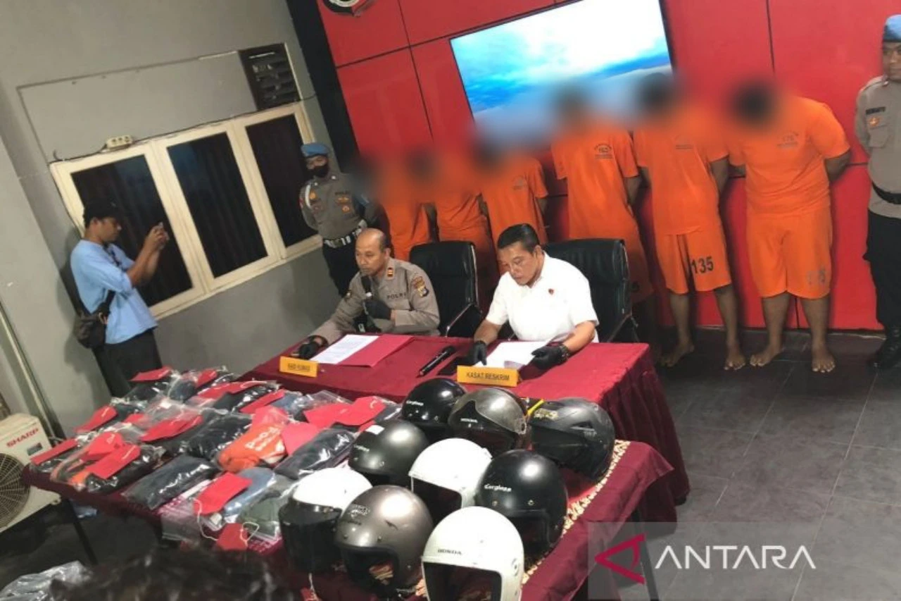Polresta Yogyakarta Tangkap 10 Remaja Terlibat Tawuran Geng Pelajar di Jalan Lowanu