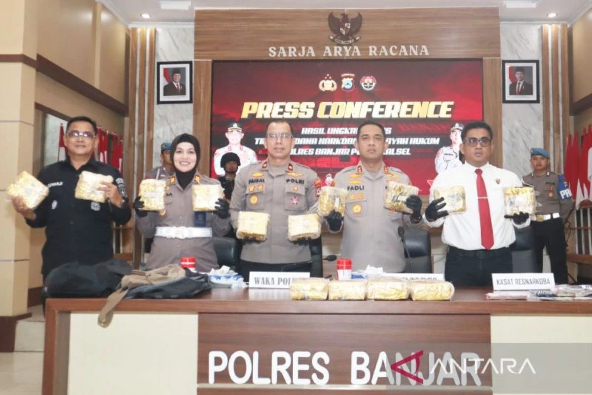 Polisi Gagalkan Peredaran 19 Kg Sabu-Sabu di Gambut