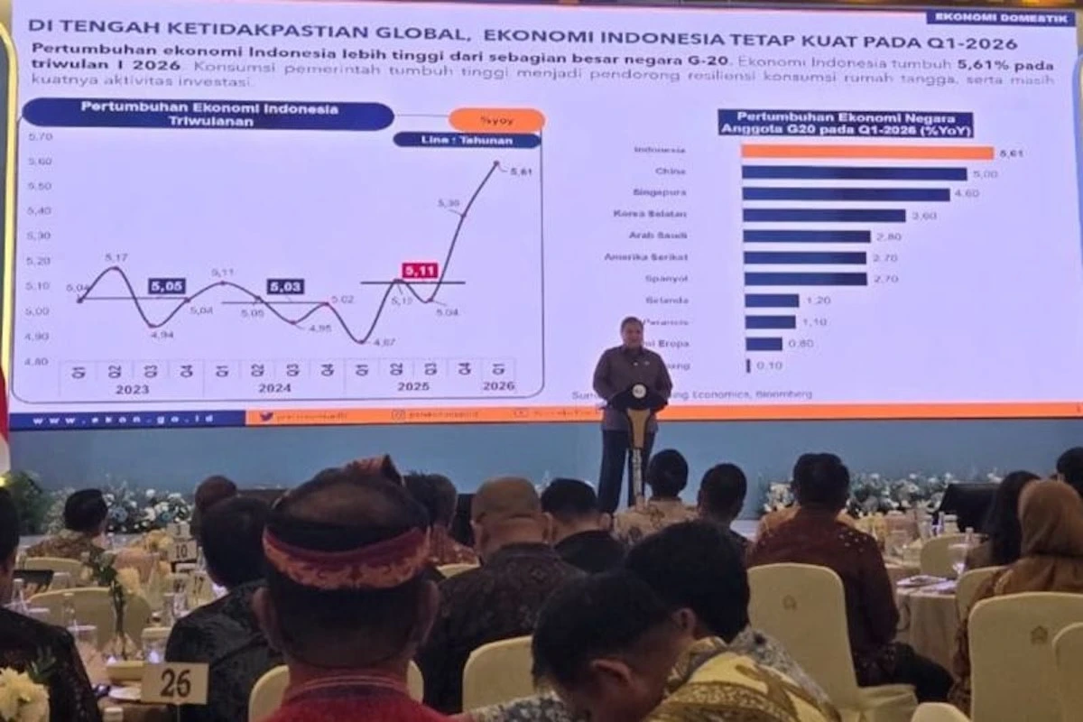 Ekonomi Kalsel Tumbuh 5,67% pada Kuartal I 2026