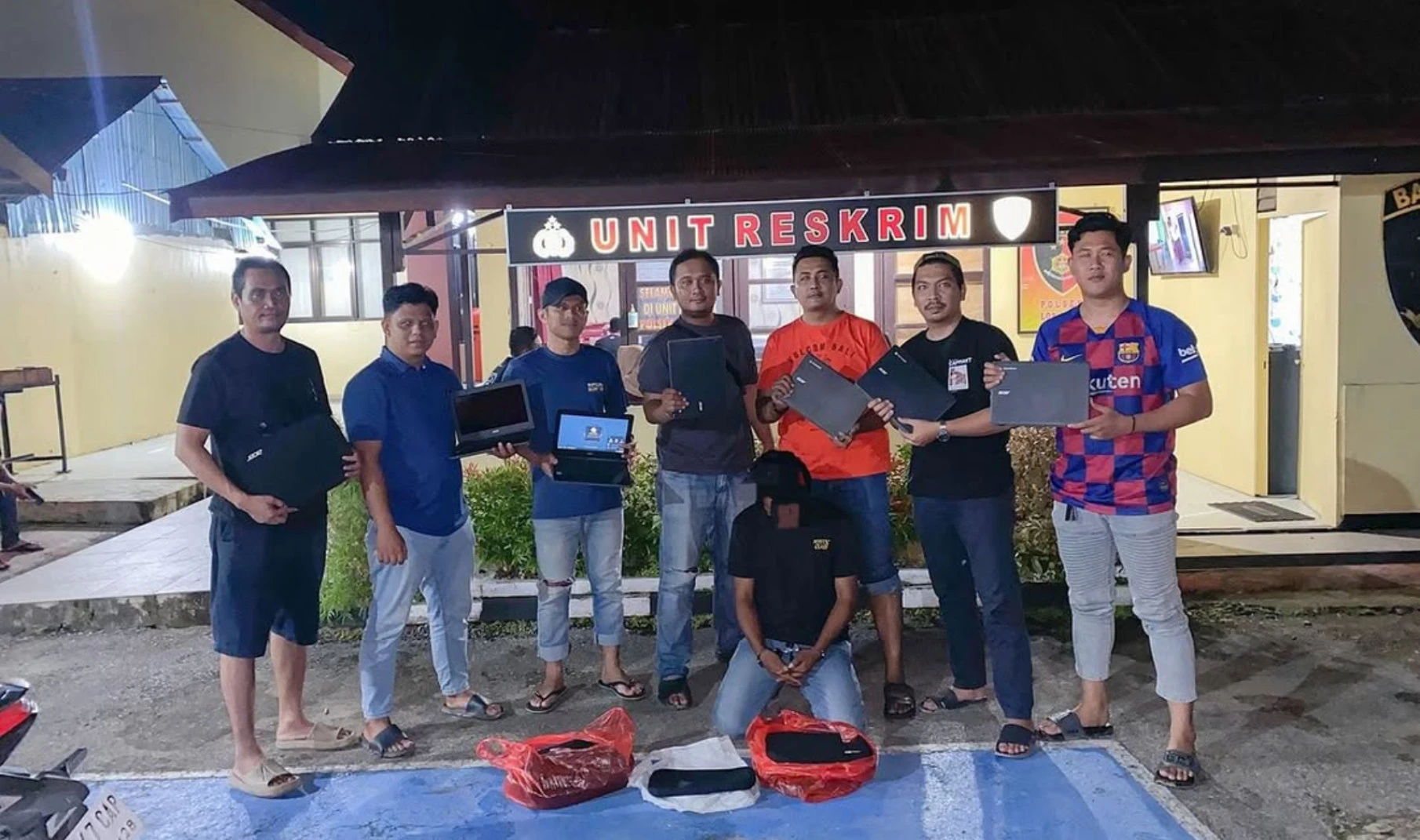 Pencurian Laptop dan Proyektor di SMPN 3 Loa Kulu, 1 Orang Ditangkap, 1 Diburu Polisi