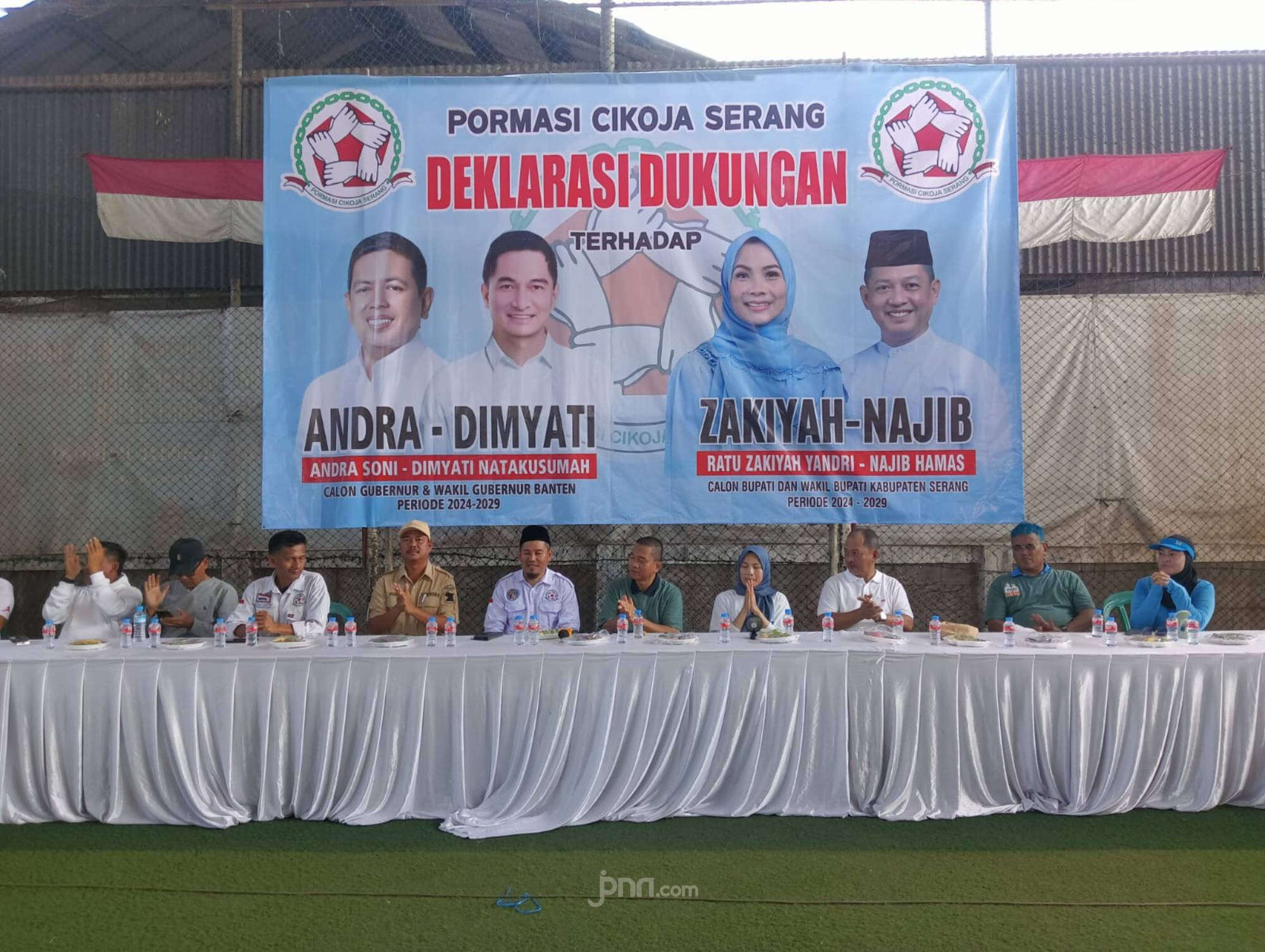 20 Ormas di Kabupaten Serang Deklarasi Dukung Ratu Zakiyah-Najib Hamas