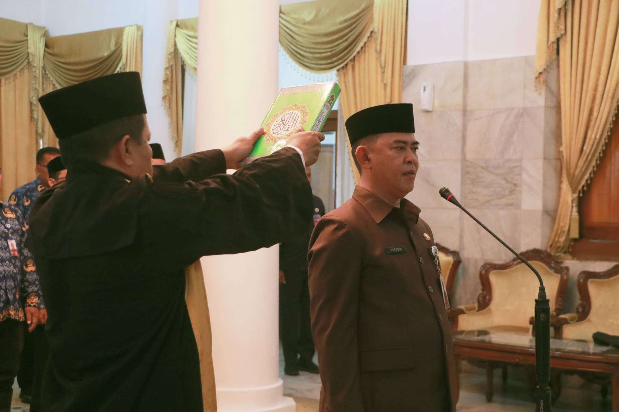 Sempat Tersandung Hukum, Sarudin Dilantik Lagi Jadi Kepala BPKAD Kabupaten Serang