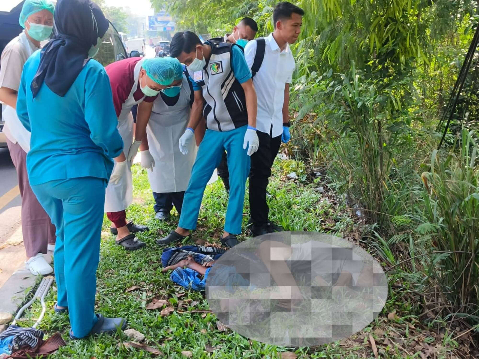 Mayat Tanpa Identitas Ditemukan di Dekat Gerbang Tol Serang Timur