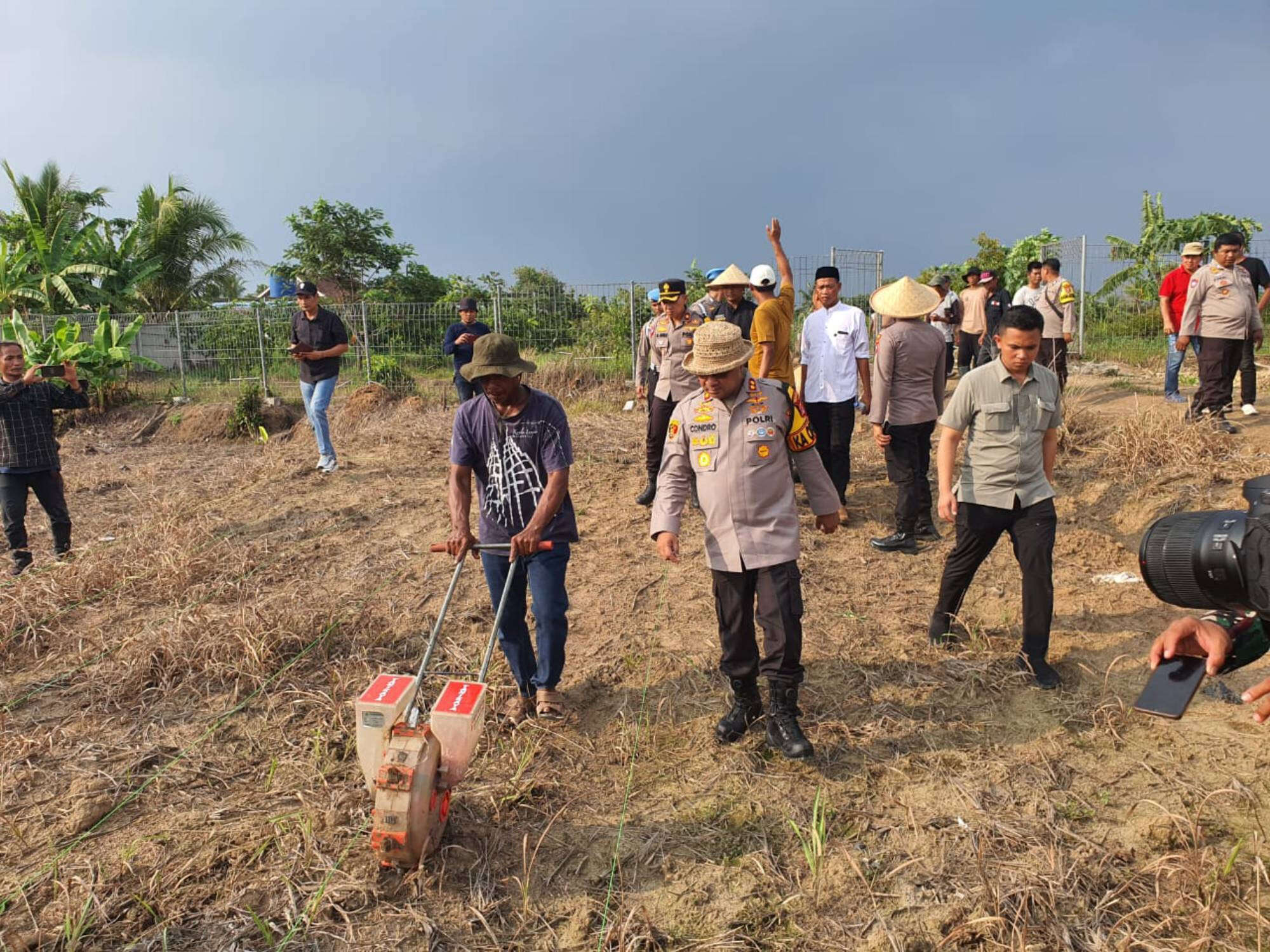 Polres Serang Sulap 10 Hektare Lahan Tidur Jadi Kebun Jagung