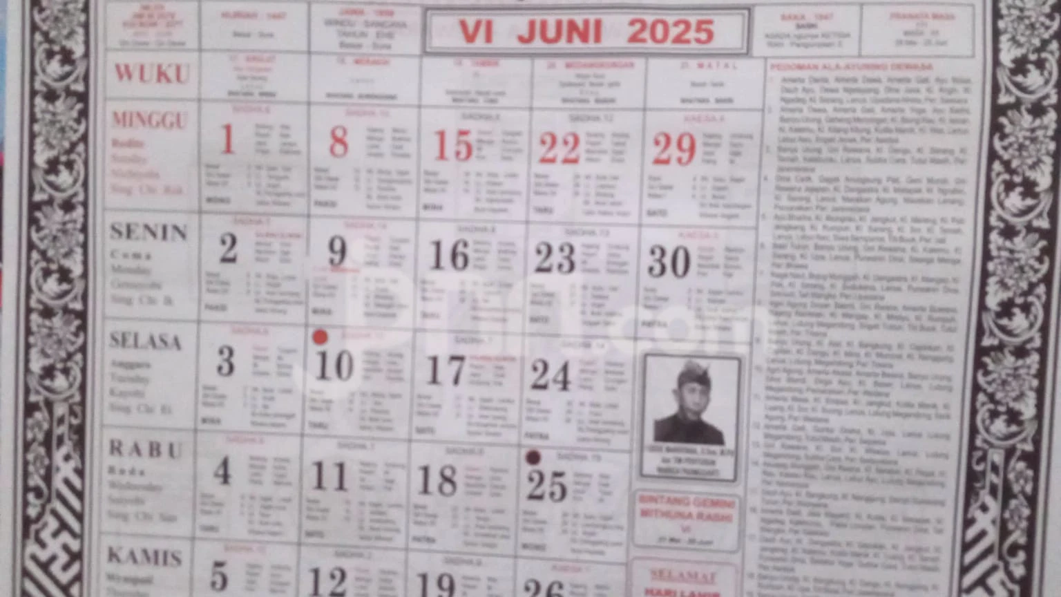 Kalender Bali Senin (16/6): Jangan Bersanggama, Bayi yang Lahir Bisa Sial