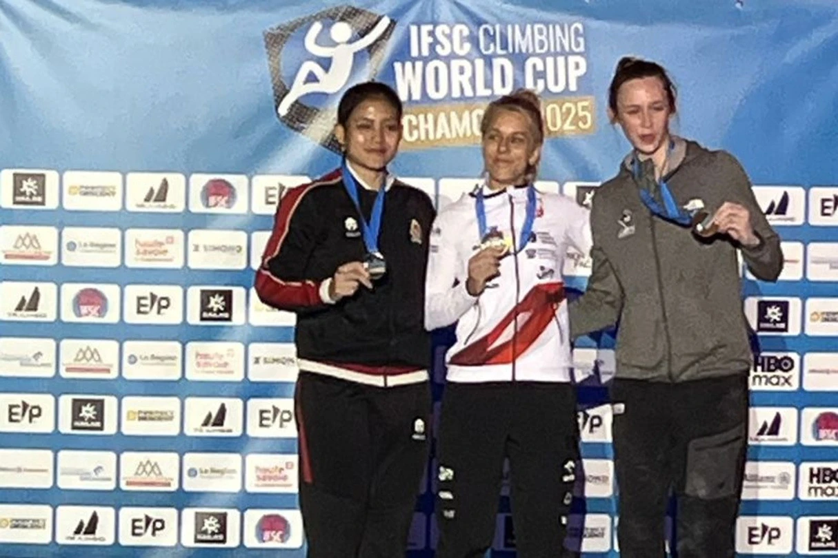 Desak Made Rita Rebut Perak IFSC Climbing World Cup Chamonix 2025 di Prancis