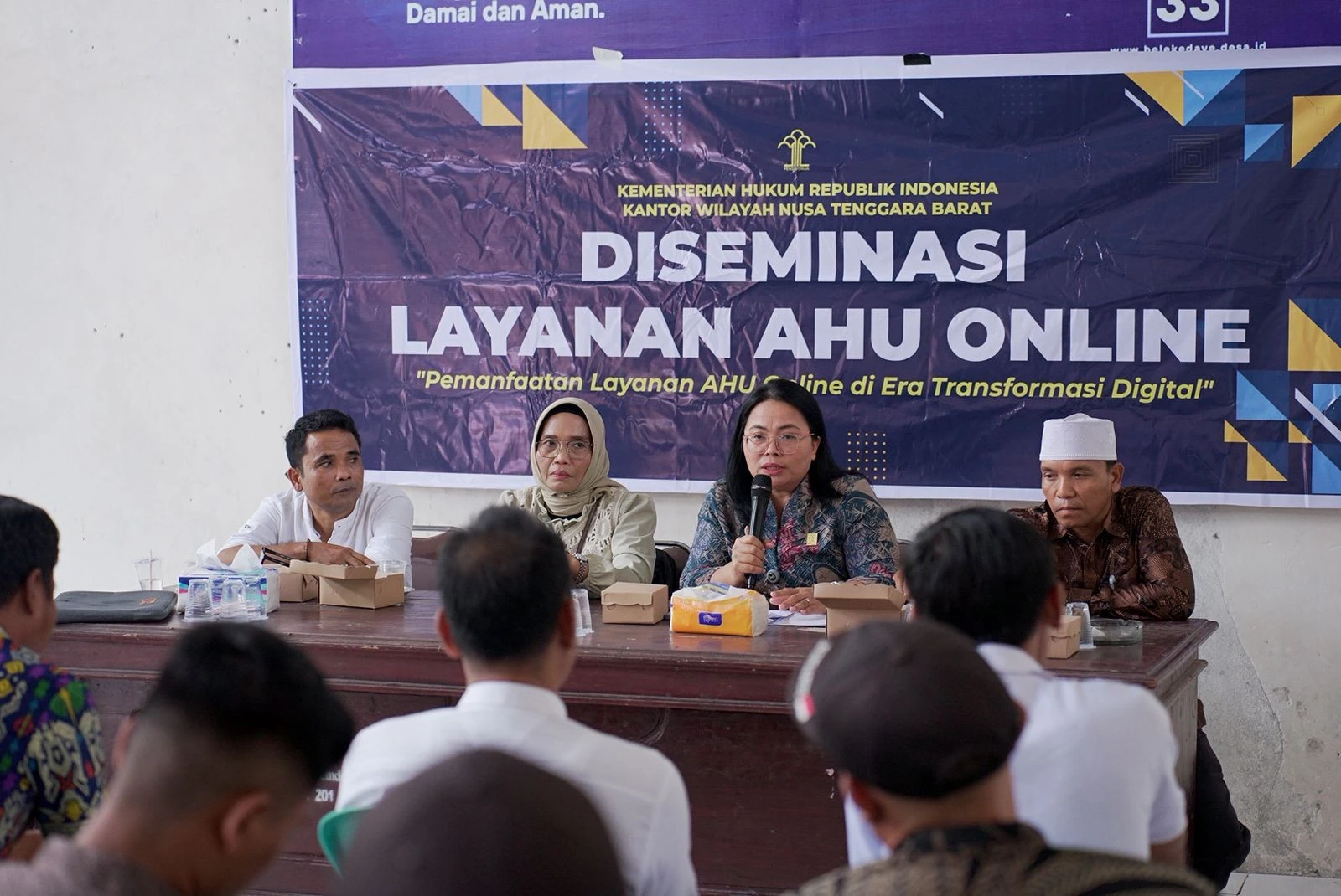 Kanwil Kemenkum NTB Perkenalkan Layanan AHU Online, Perkuat Legalitas Usaha