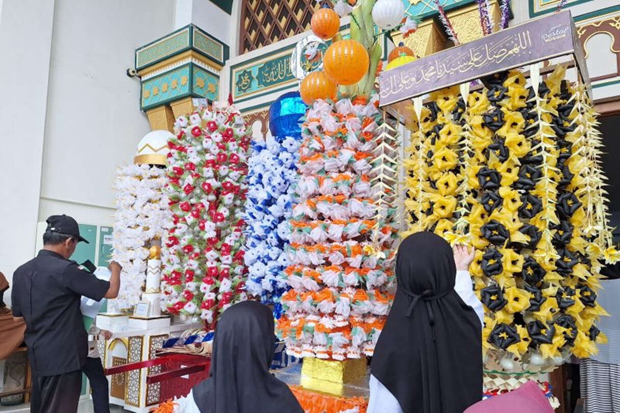 Begini Suasana Maulid Nabi SAW di Kampung Islam Kepaon Bali, Khidmat