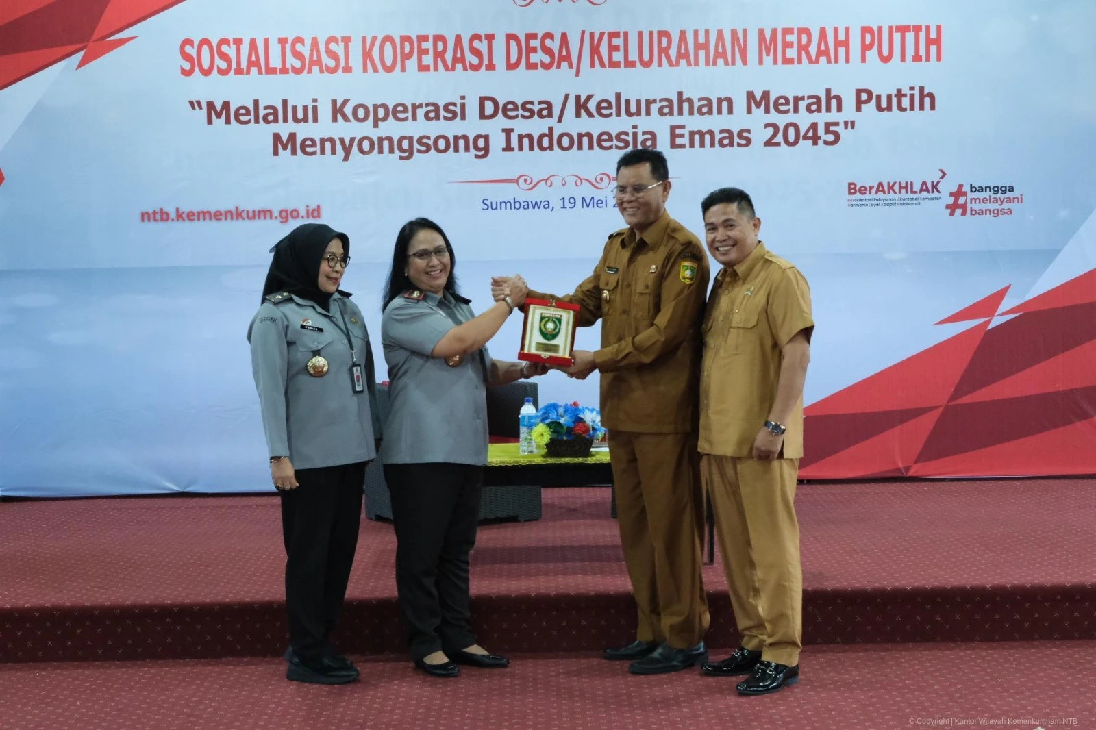 Kemenkum NTB Gencar Sosialisasi Koperasi Merah Putih, Menuju Indonesia Emas 2045