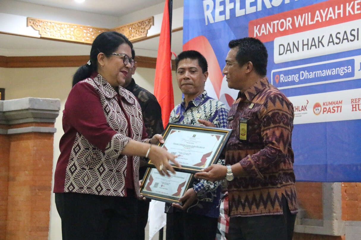 Refleksi Akhir 2024 Kemenkumham Bali, Kakanwil Pramella Berpesan