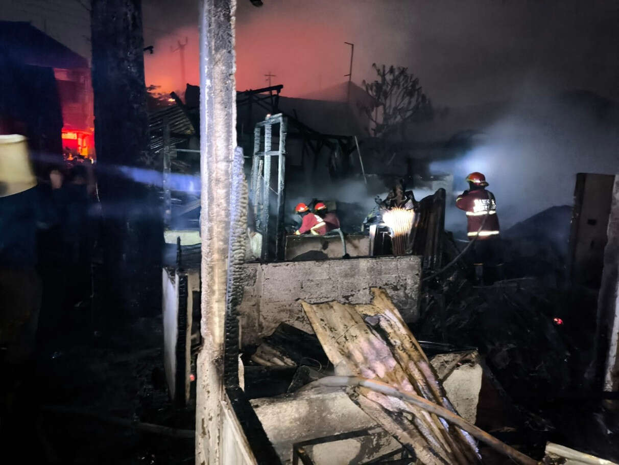 5 Rumah di Denpasar Ludes Terbakar, Ini Temuan Polisi di TKP, Duh Gusti