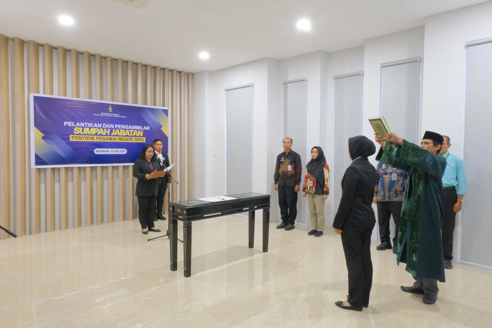 Kakanwil Lantik Penyidik PNS, Sentil Profesionalisme dan Integritas