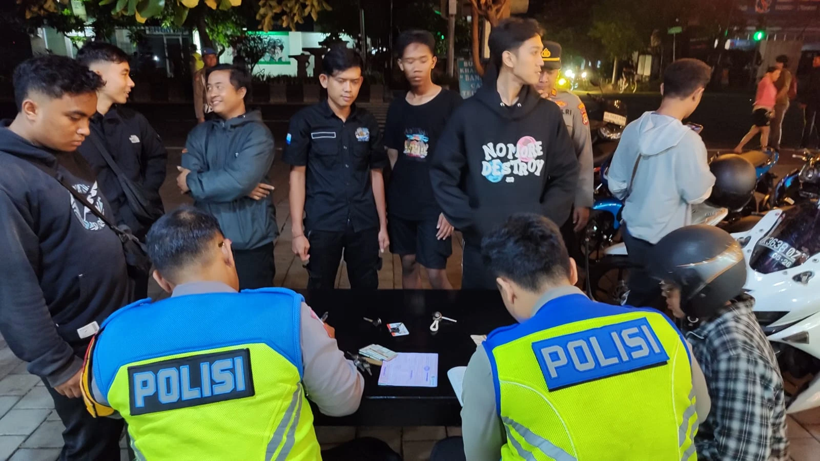Operasi Berlanjut, Ciduk Belasan Pelanggar, Knalpot Bising & Motor Bodong Jadi Incaran