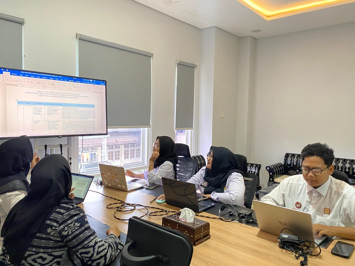 Kemenkum NTB Gelar Rapat Pengolahan Data Analisis Kebijakan, Kakanwil Berpesan