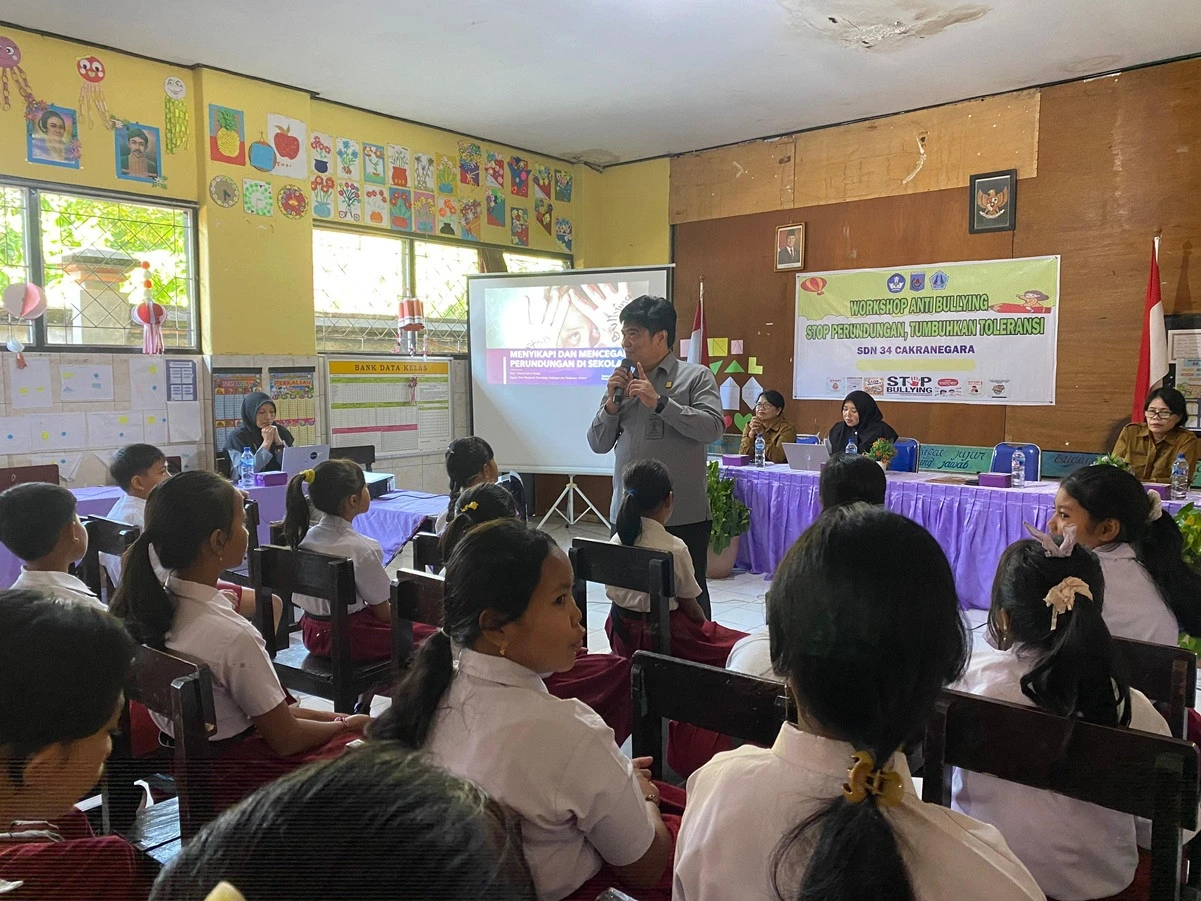 Kadiv PPPH Edukasi Antiperundungan di SDN 34 Cakranegara, Efeknya Besar