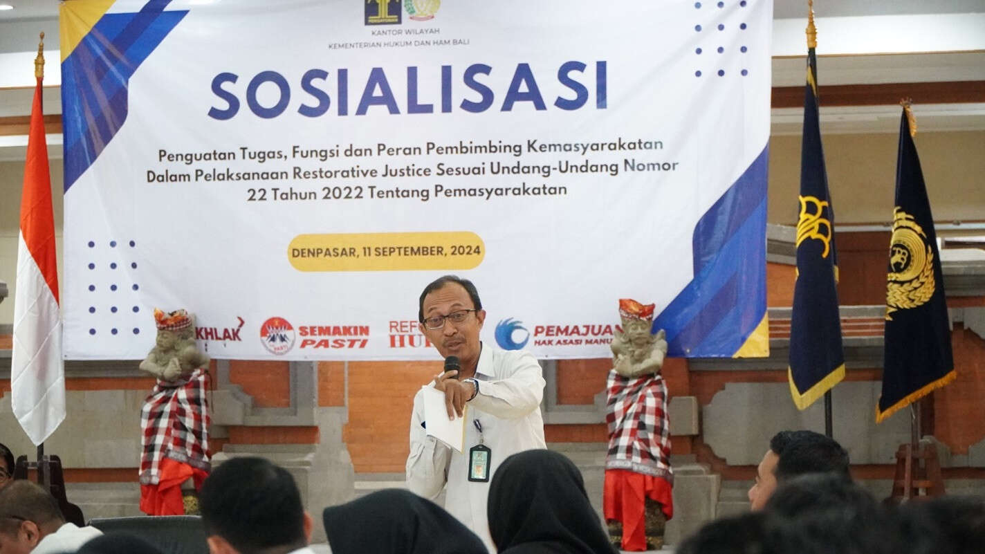 Kemenkumham Bali Genjot Kapasitas PK untuk Restorative Justice Lebih Efektif